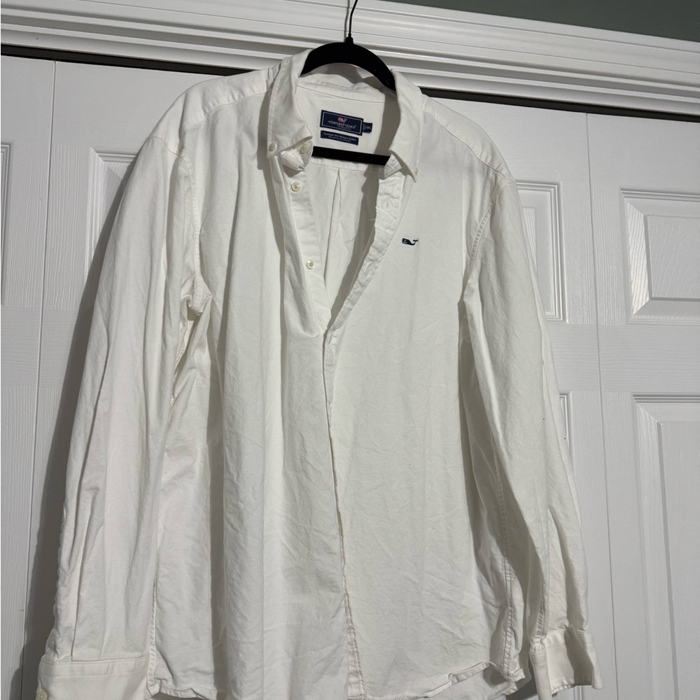Vineyard Vines White Men's Shirt